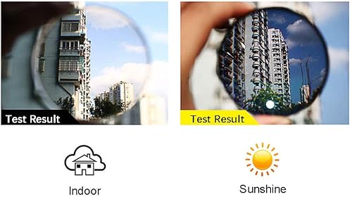 Miniatura 4 de Cristal de lectura solar fotocromático de transición UV400 redondo retro metal +1.0 +6.0
