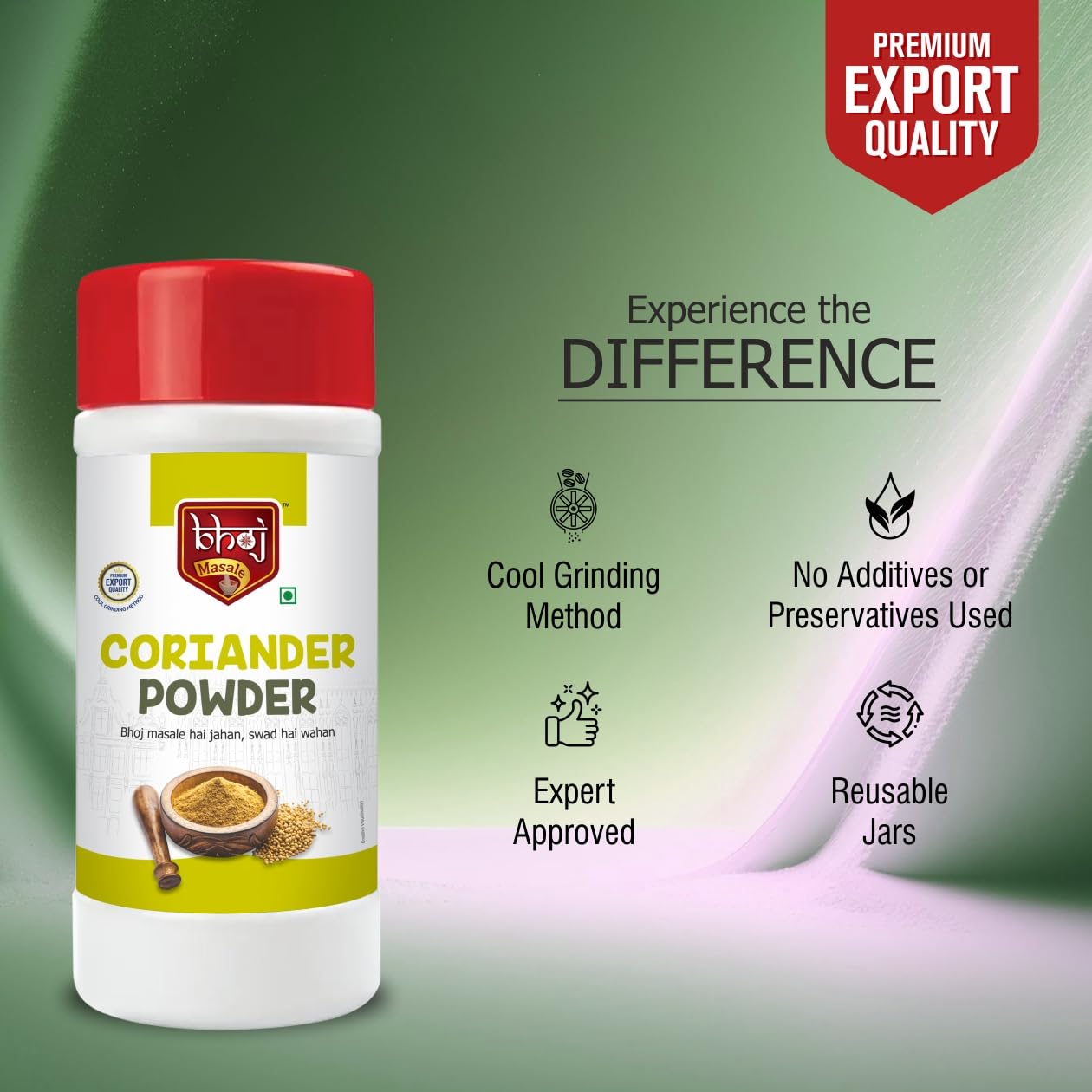Bhoj Masale Coriander Powder 450GM | Dhaniya Powder | Fresh Indian Whole Spices For Cooking (Powder) - Image 4 thumbnail