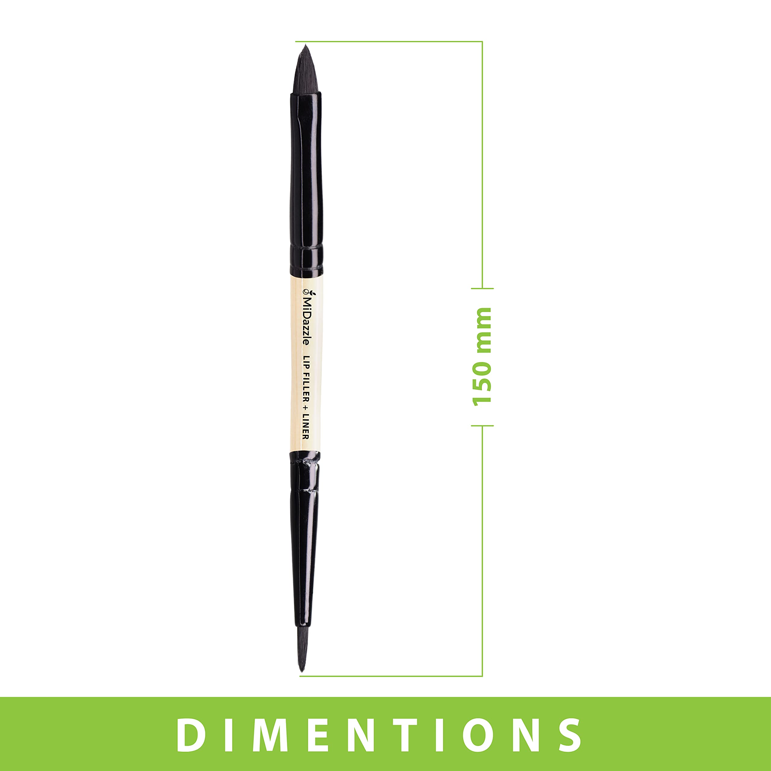 Midazzle Premium Wooden 2 in 1 Lip filler and Lip Liner Brush (MIMB00515) 2