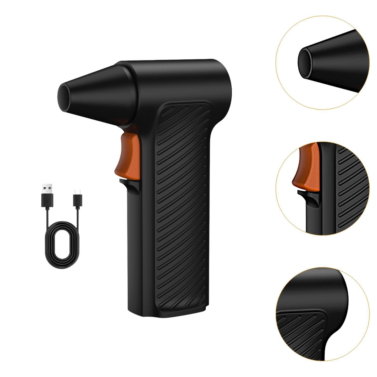 Mini Souffleur de Voiture Portable, Dépoussiéreur électrique Multifonctionnel Compact à Jet d'air, Souffleur de Séchage pour L'extérieur, La M