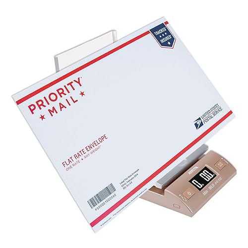 Miniatura 3 de Accuteck DreamGold balanza postal digitalbalanza de envío 86 libras con adaptador USB y CA edición limitada