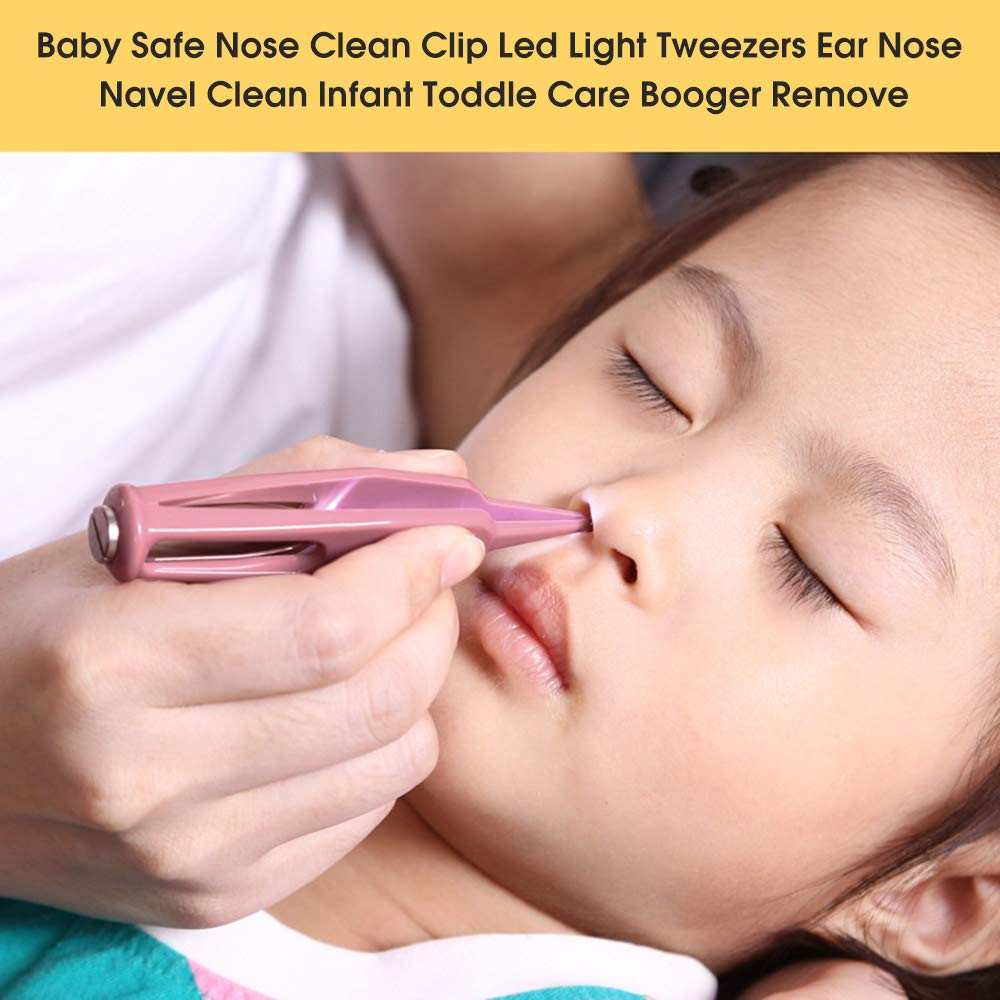 XiaoXIN Nez sûr pour bébé Clip propre Pince à épiler pincée Pince à pincer oreille Nez Clean Pinel Infant Toddle Care Booger Remover