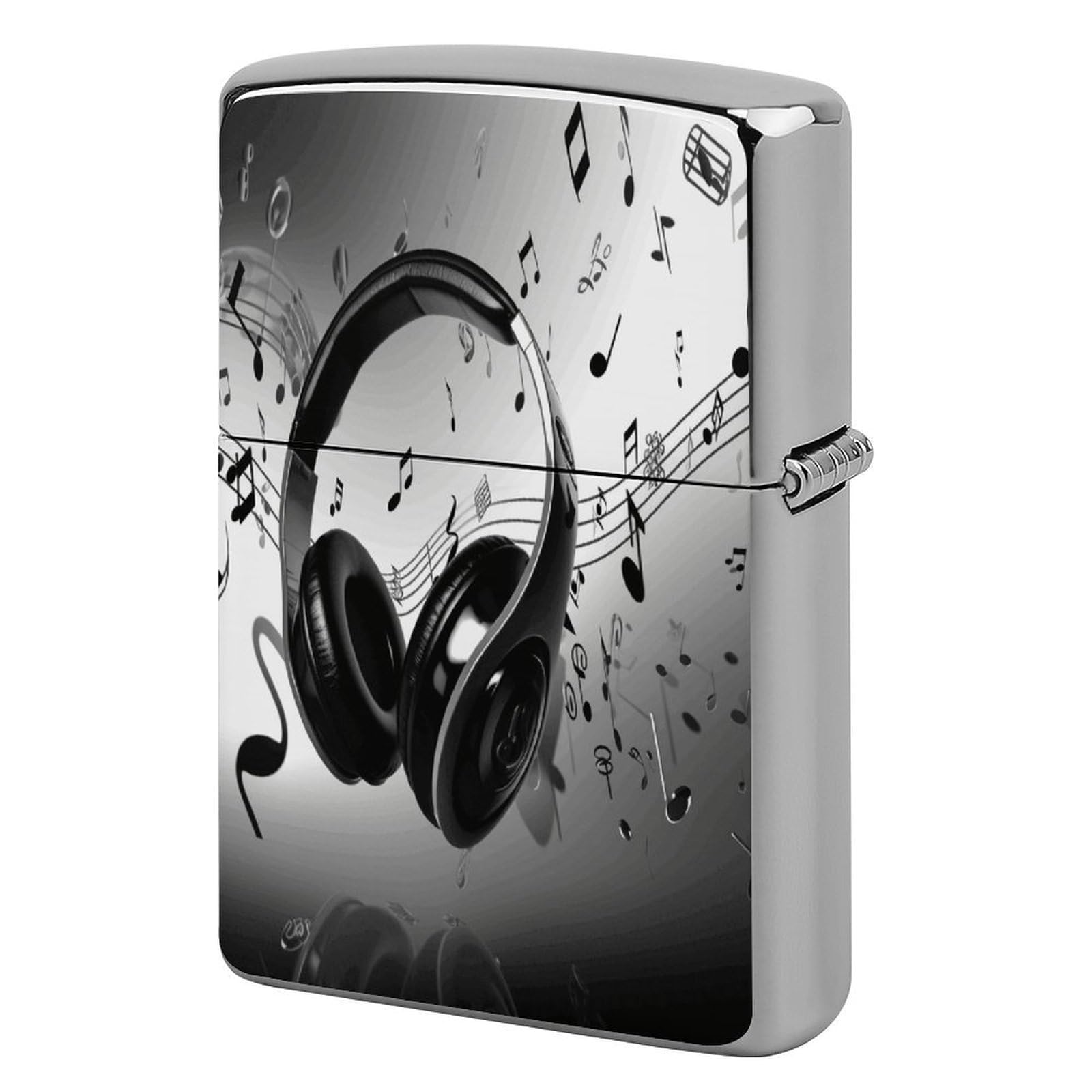 Fekiloot Style Music Lighter Case Cover Metal Lighter Case