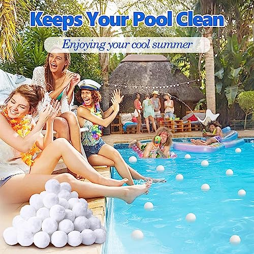 TAUIANE Pool-Filterball, Schwimmbad-Sandfilter, Aquarium-Reinigungsball,Sandpool-Reinigungsball, Wiederverwendbarer Reinigungsball – Bild 4