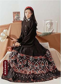 Amazon.co.jp: [拼衣坊] スカート ラップ（巻き）スカート 刺繍