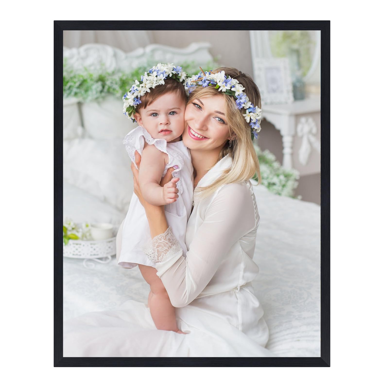 Ditwis 40x50cm Picture Frame Black, Large Poster Frame for Horizontal or Vertical Wall Display in Living Room, Office, Gallery
