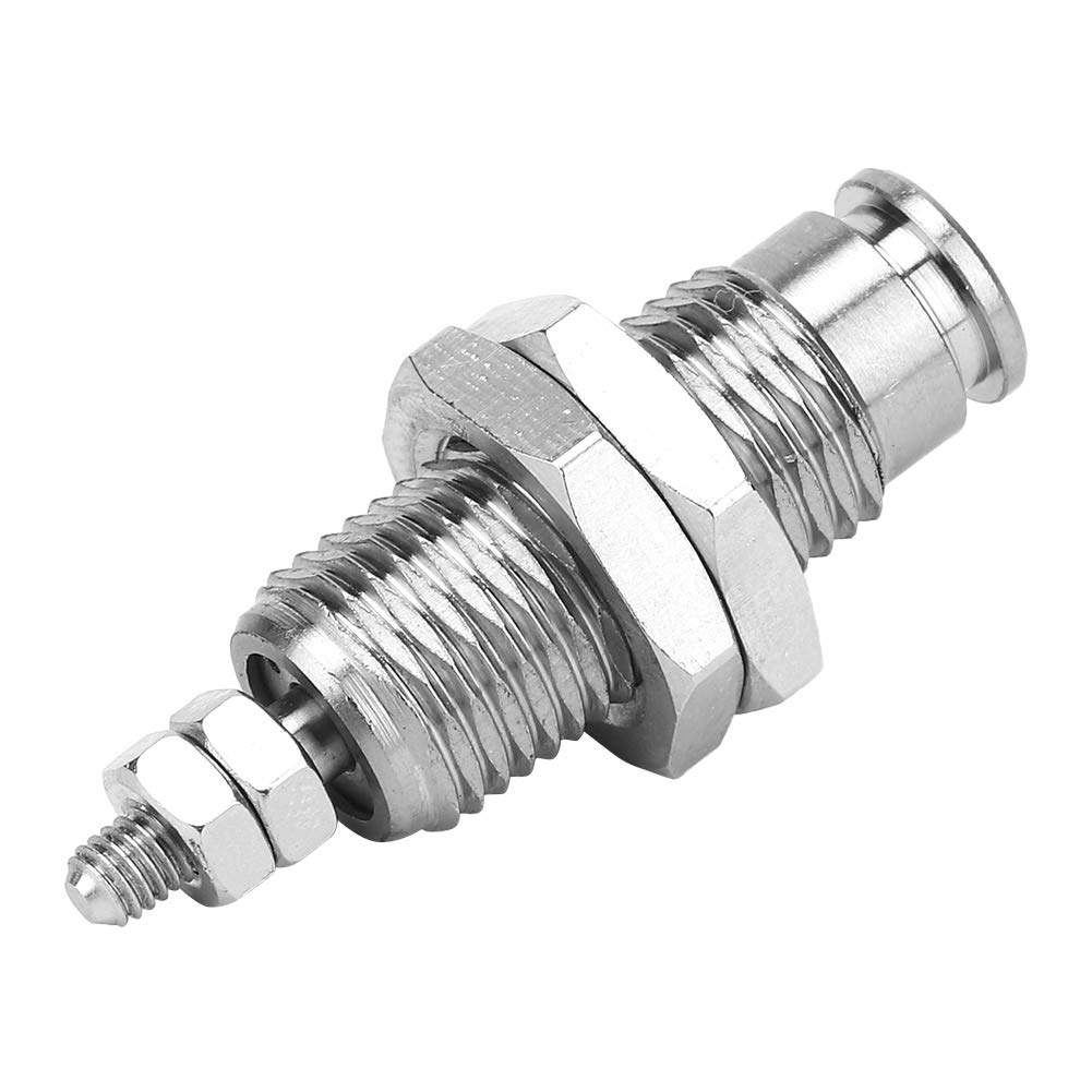 Cilindro Pneumaitc, mini cilindro pneumatico, 6/10 / 15mm alesaggio 5/10 / 15mm corsa, 0,2/0,15~0,7MPA, filettatura maschio a semplice effetto per uso industriale(CJPB6*5)