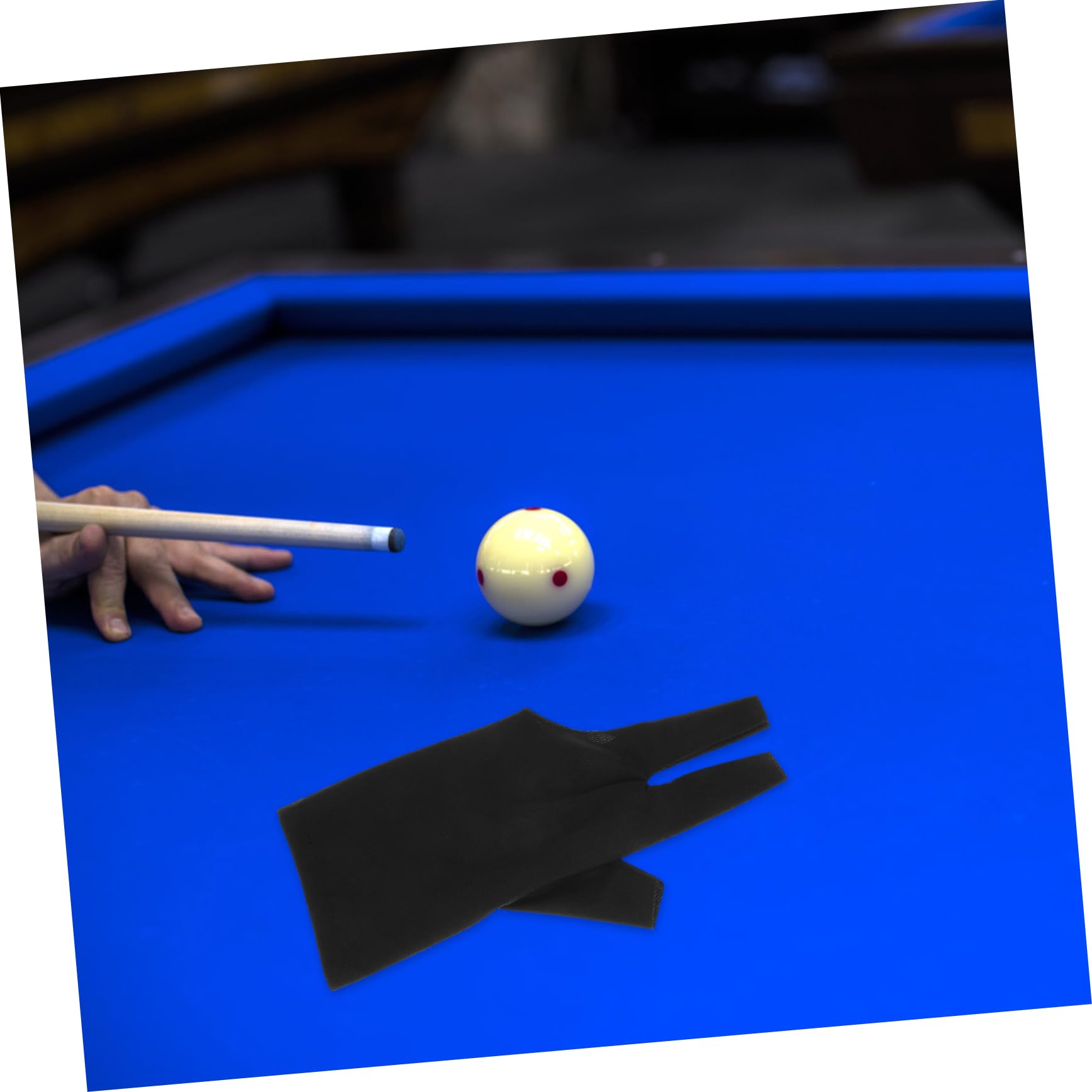 KOMBIUDA Elastic Snooker Billiards Gloves Breathable Polyester Gloves for Men Women