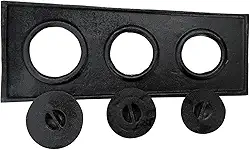 Chapa Paulista Para Fogão A Lenha 3 Furos Com Tampa de Ferro