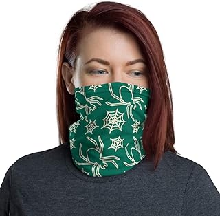 Spiders Spirit Ultramarine Green Color Trend NY FW Breathable Washable Neck Gaiter