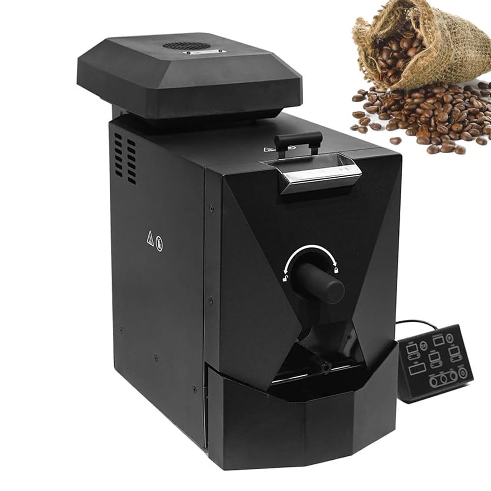 Tostatrice per caffè da 500 g, 3 programmi di tostatura, macchina per tostare i chicchi di caffè in casa con filtro antifumo, macchina per tostare automaticamente, 49,2x26,4x40 cm