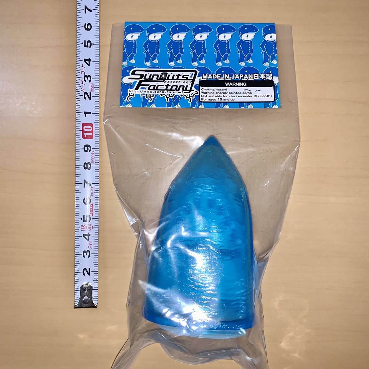 Amazon | サンガッツ本舗 鮫頭 クリアブルー サンガッツ 鮫はサメ