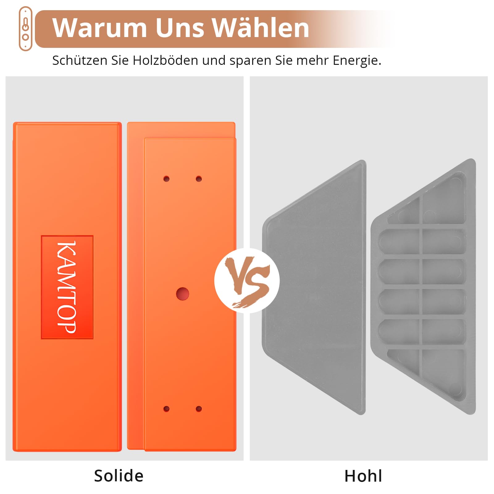 Kamtop 63 tlg.Verlegeset Parkett Nivelliersystem Laminat Parkett Holzfußboden Installations Set Laminat Verlegeset mit 60x Montagekeile, 1x Schlagklotz, 1x Zugstange, 1x Doppelseitiger Hammer
