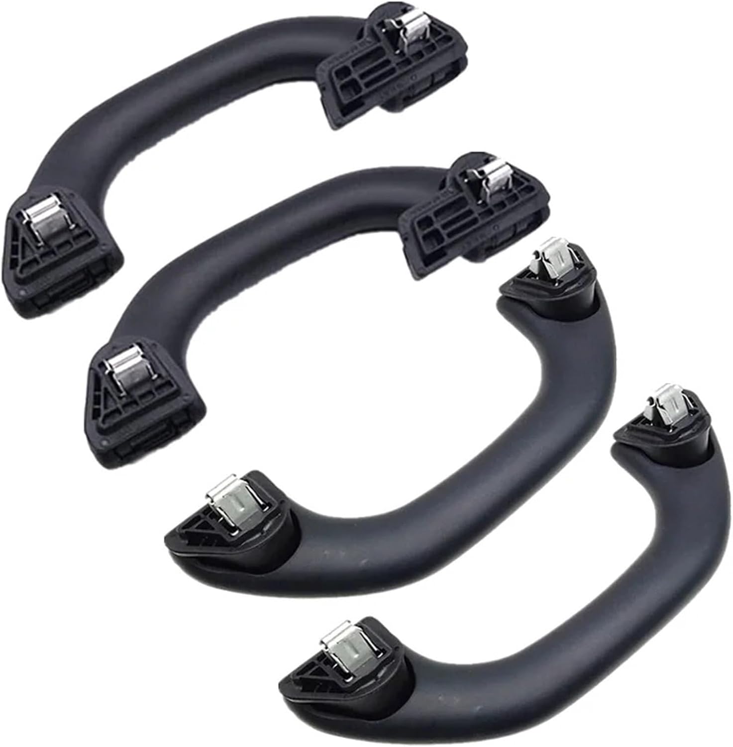 Compatible with VW Polo 5 6R GTI Passat B7/Jetta A6 MK6 GLI 1/4PCS Black Car Grab Handle Roof Pull Handle(Gray 1 Set)