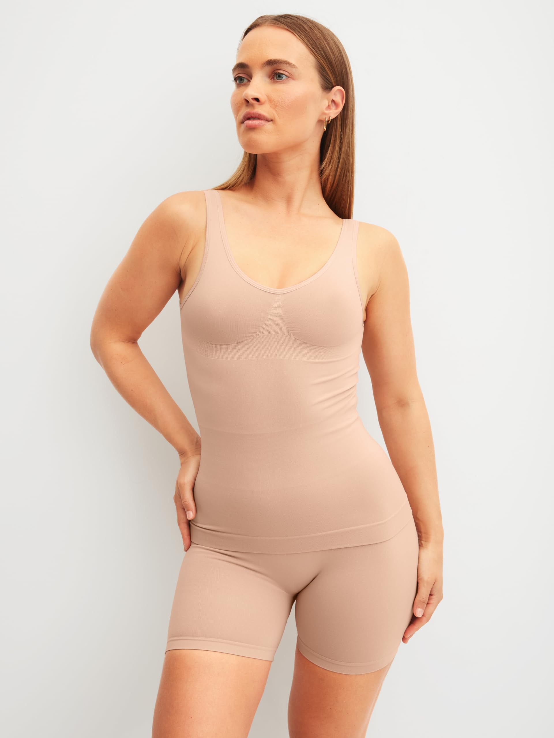 CALIDA Seamless Shape Radlerhose Damen | dezentes Shaping an Bein & Bauch, anschmiegsam, High Waist, blickdicht