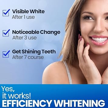 Whitening Teeth White Stripes Teeth Vinmall Teeth Whitening Strips Teeth Whitening Whitening Professional Teeth Whitening Strips Mint Flavour Quick Removal of All Stains
