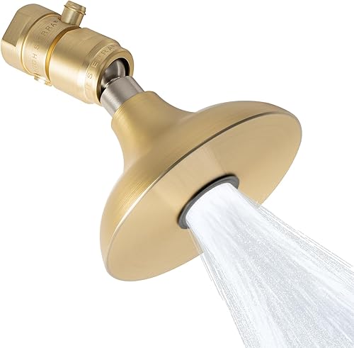 Miniatura 7 de High Sierra Showerheads - Cabezal de ducha de metal macizo de 1.8 GPM de alta eficiencia y bajo flujo con válvula de control de presión y flujo e