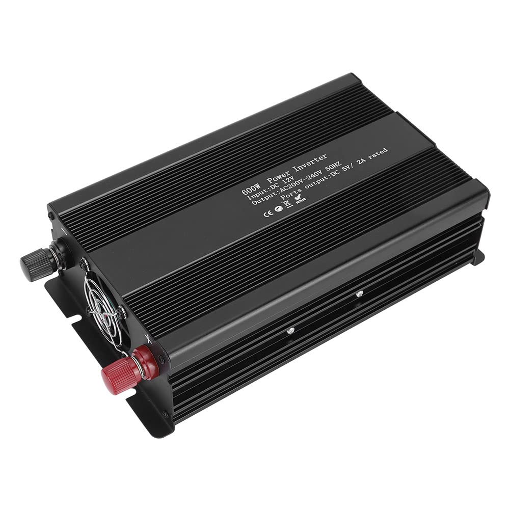 Generic Czysty Sinus 600 W do Samochodowej Przetwornicy Prądu Przemiennego 12 V na 200–240 V