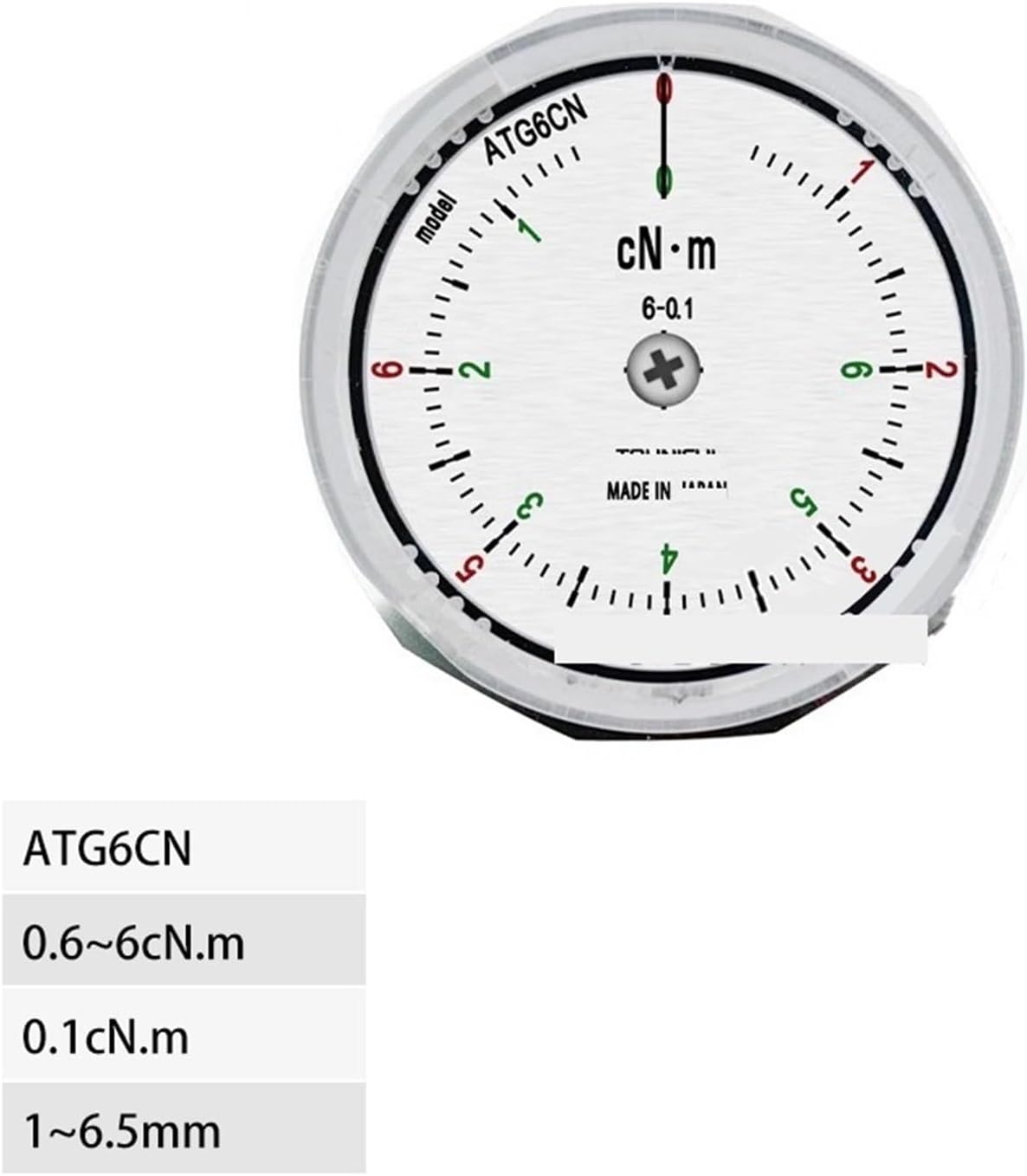 ATG6CN 0.6-6cN·m Torque Gauge Torque Meter Tester