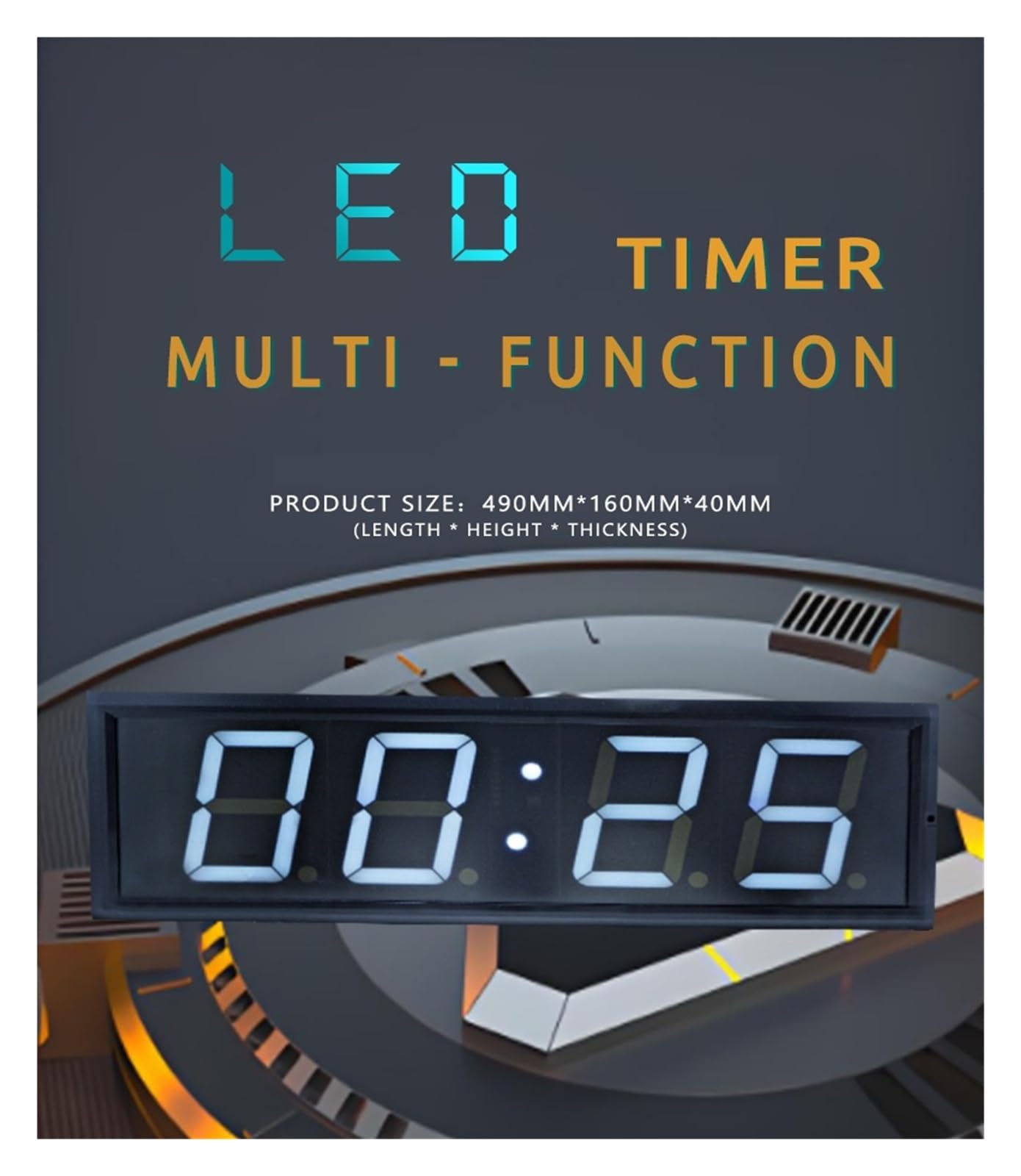 Elektronischer Timer, LED-High-Definition-Display, Leichtathletik, Spiele, Wettbewerb, Sport, Fitness, Timing-Training Helles Display(One button)
