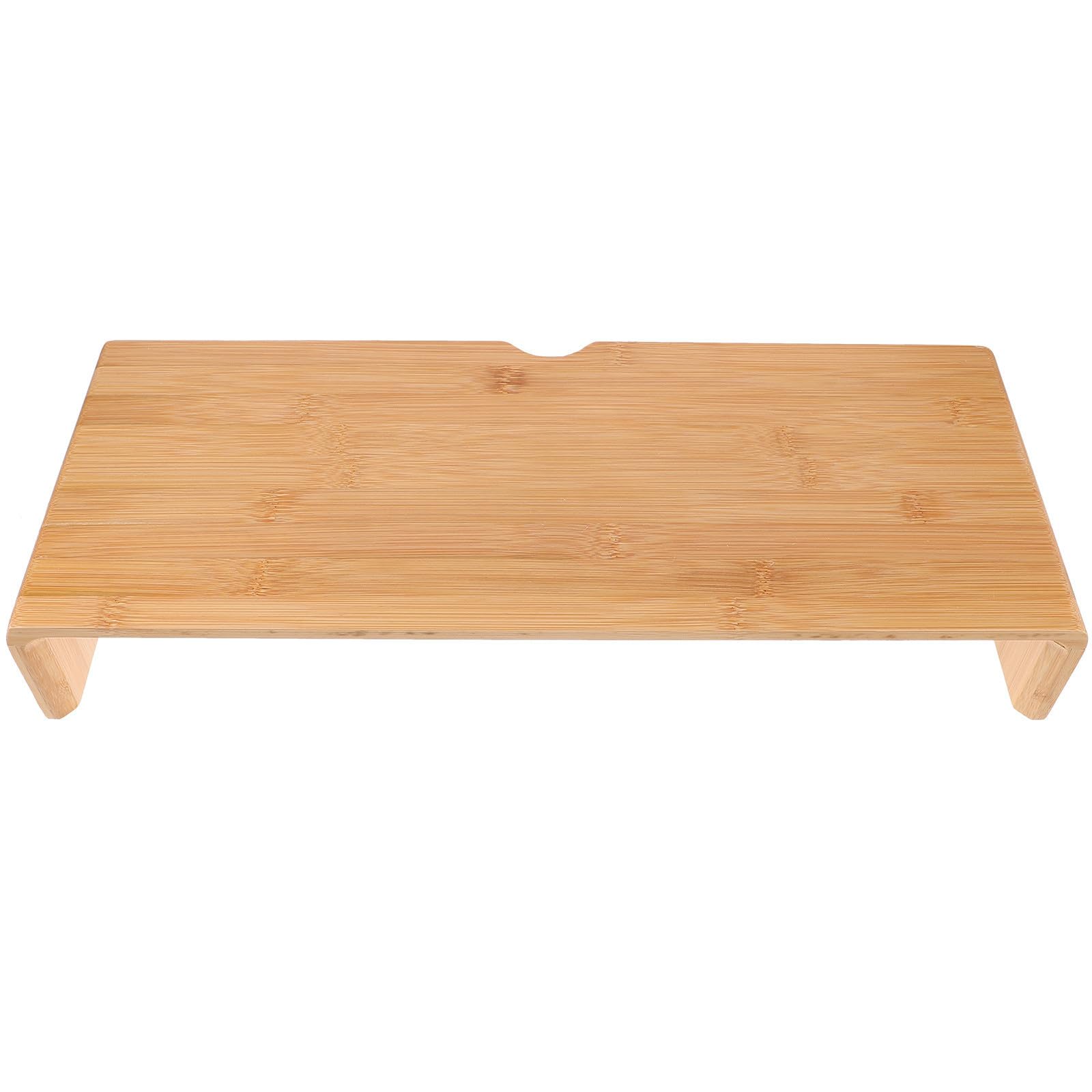 Rack de levage pour ordinateur en bambou naturel STOBAZA rustique