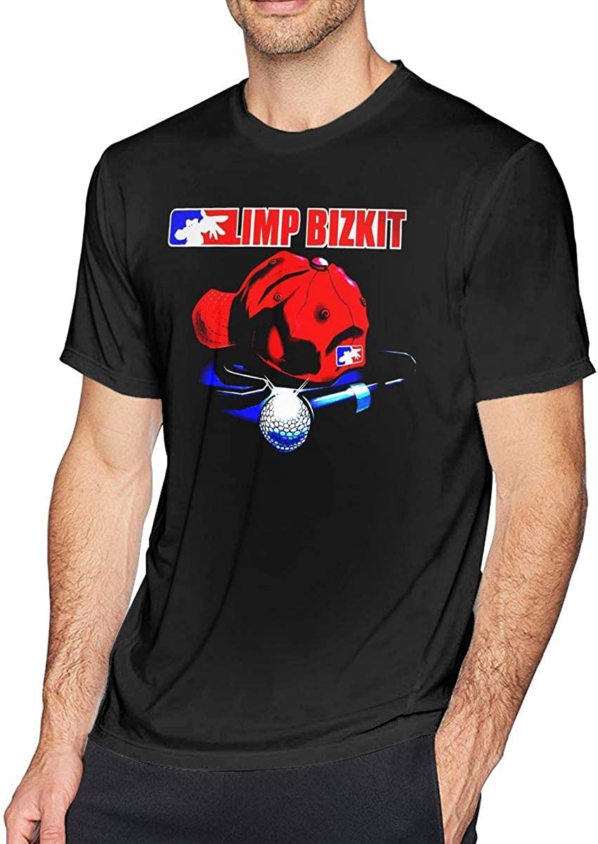 iwmnggnmwi Mens Particular Limp Bizkit T-Shirt Black (3X-Large)