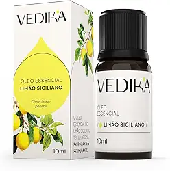 Óleo Essencial Vedika - Limão Siciliano 10ml - 100% PURO
