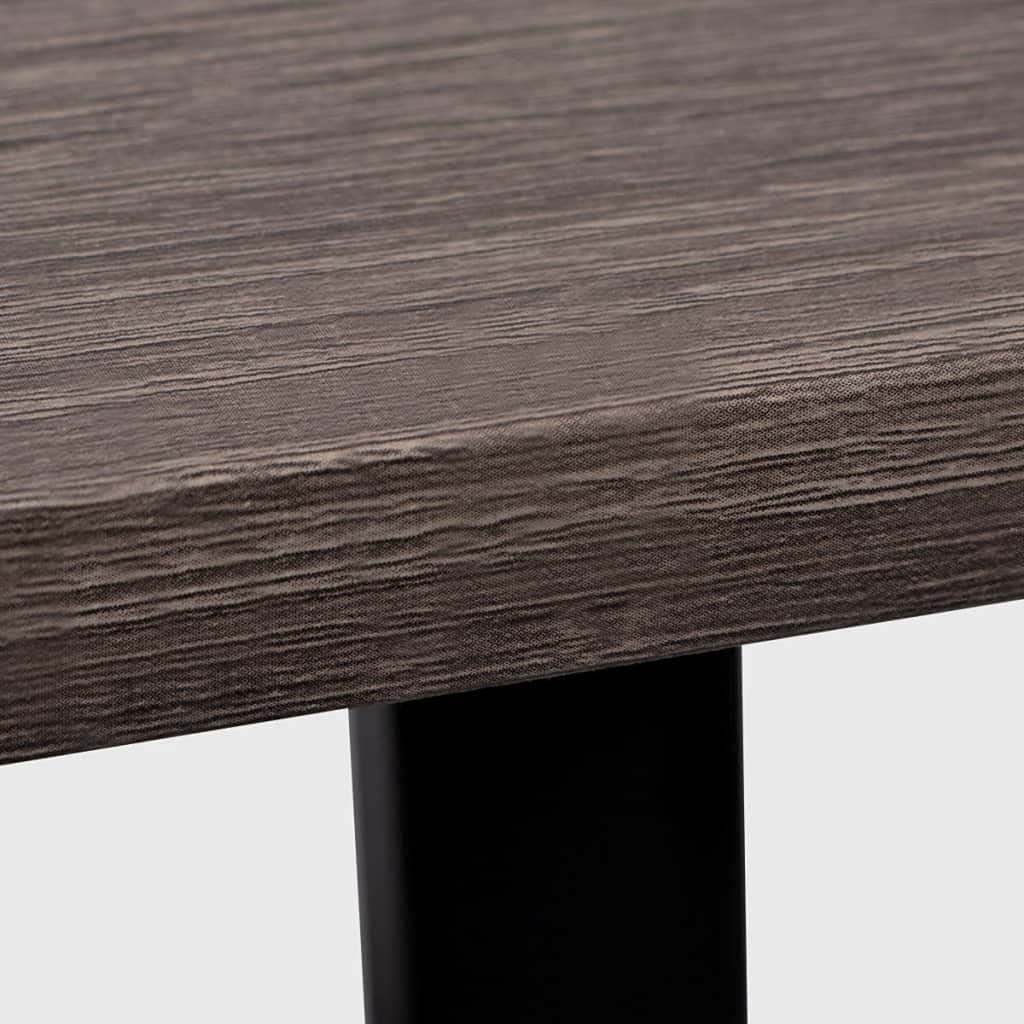 Scrivania con 2 ripiani grigio e rovere, scrivania per computer in MDF e metallo, 120 x 50 x 73 cm, tavolo da ufficio con spazio di archiviazione, scrivania da gioco e tavolo da studio, stabile e