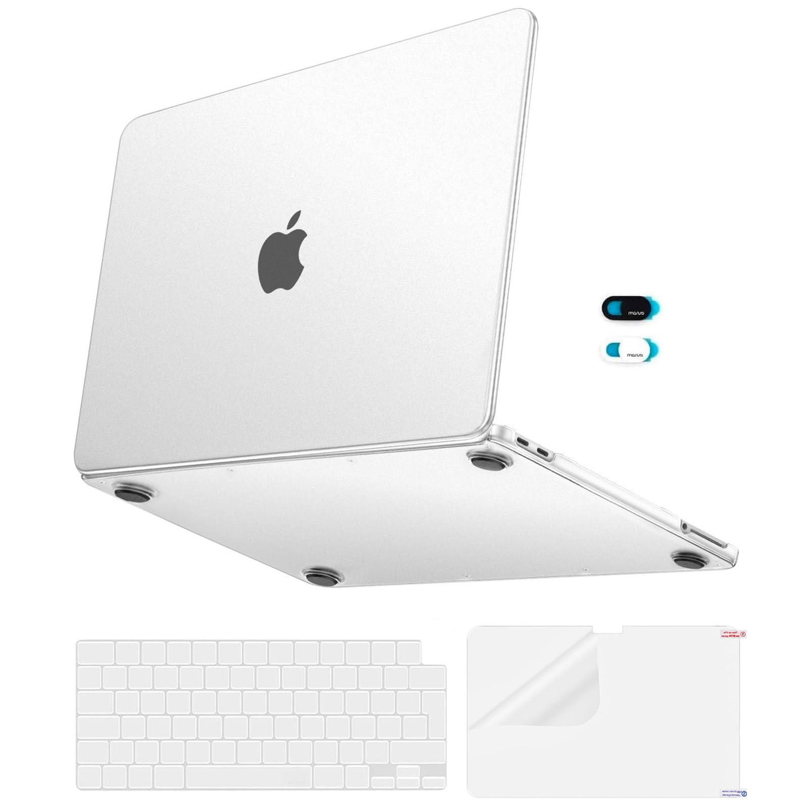 Coque MacBook Neo A18 Pro anti-empreintes avec cache webcam de sécurité - 8