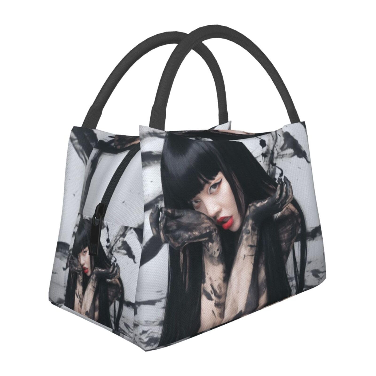 Amazon｜ちゃんみな ランチバッグ 保冷バッグ 大容量 ポータブル