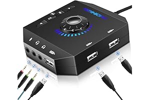 PHOINIKAS T10 External Sound Card: Elevate Your PC Audio Experience