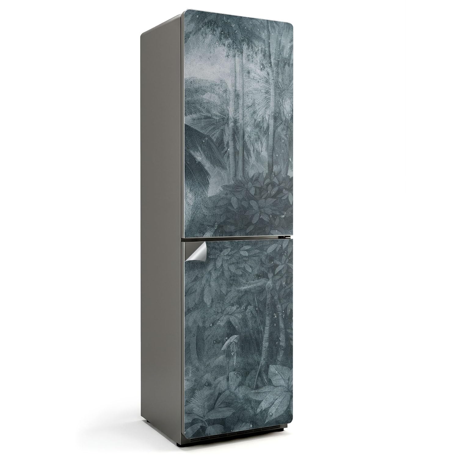 Stickers pour Réfrigérateur 60x205 cm Déco Cuisine Grand Format Autocollant Mural Lisse