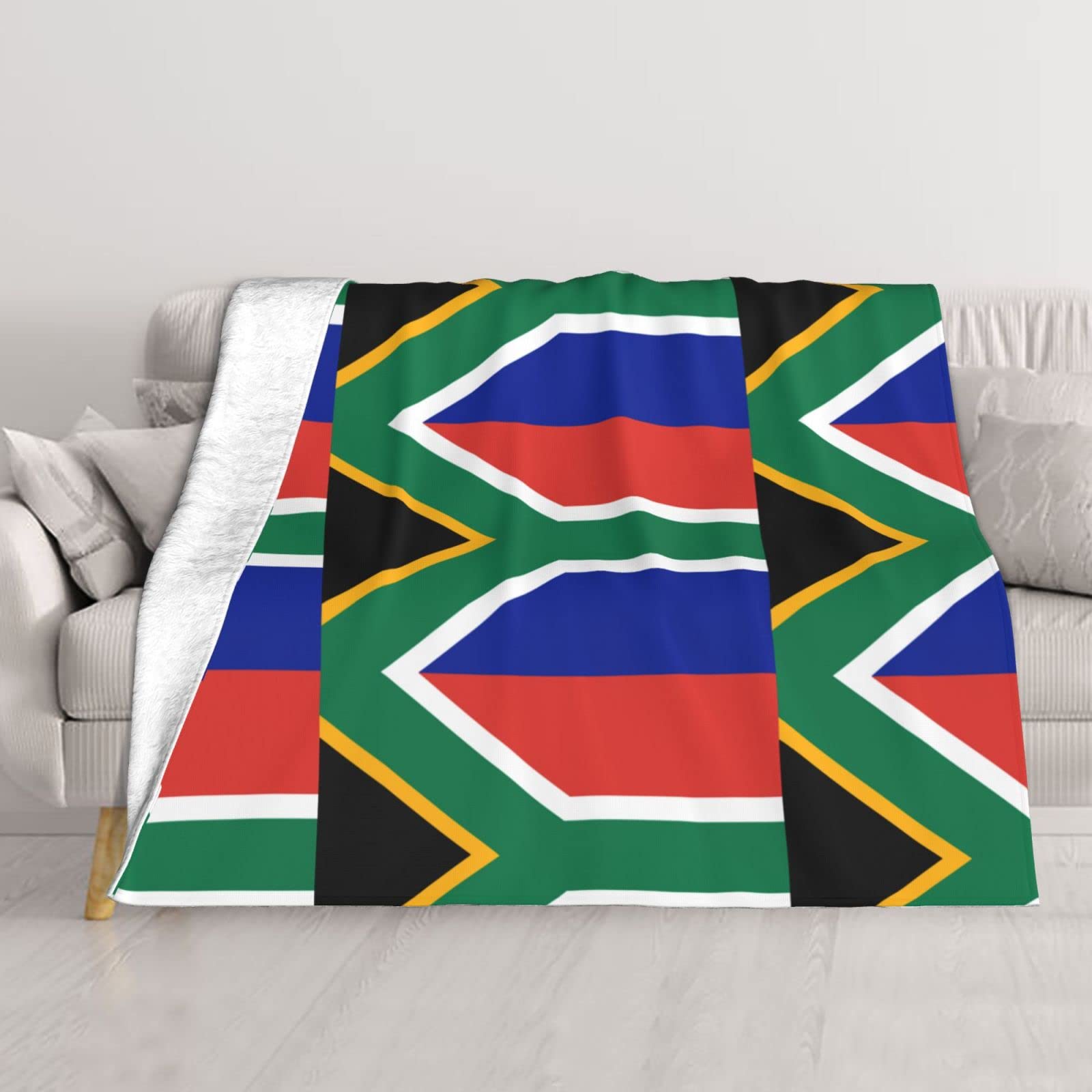 Couverture Afrique du Sud plaid en peluche douce une idée cadeau originale et utile