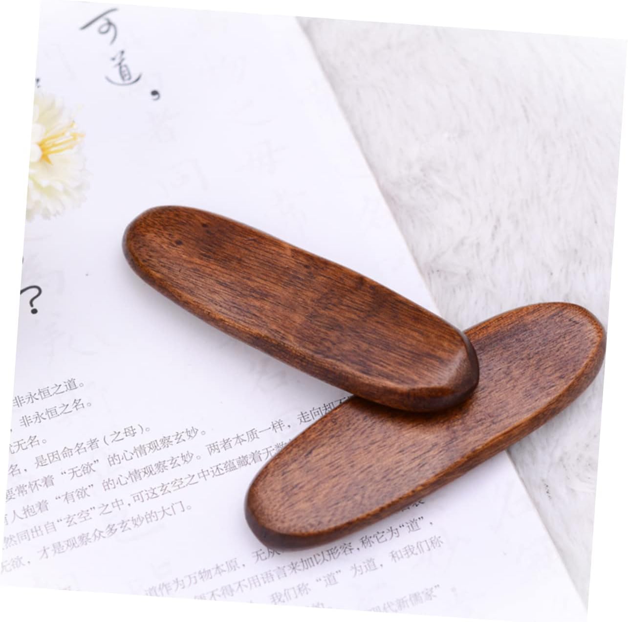 30pcs Japanese Style Wooden Spoon and Chopstick Rest Vintage Dinnerware Holder for Elegant Table Decor Practical Utensil Stand for Forks and Spoons