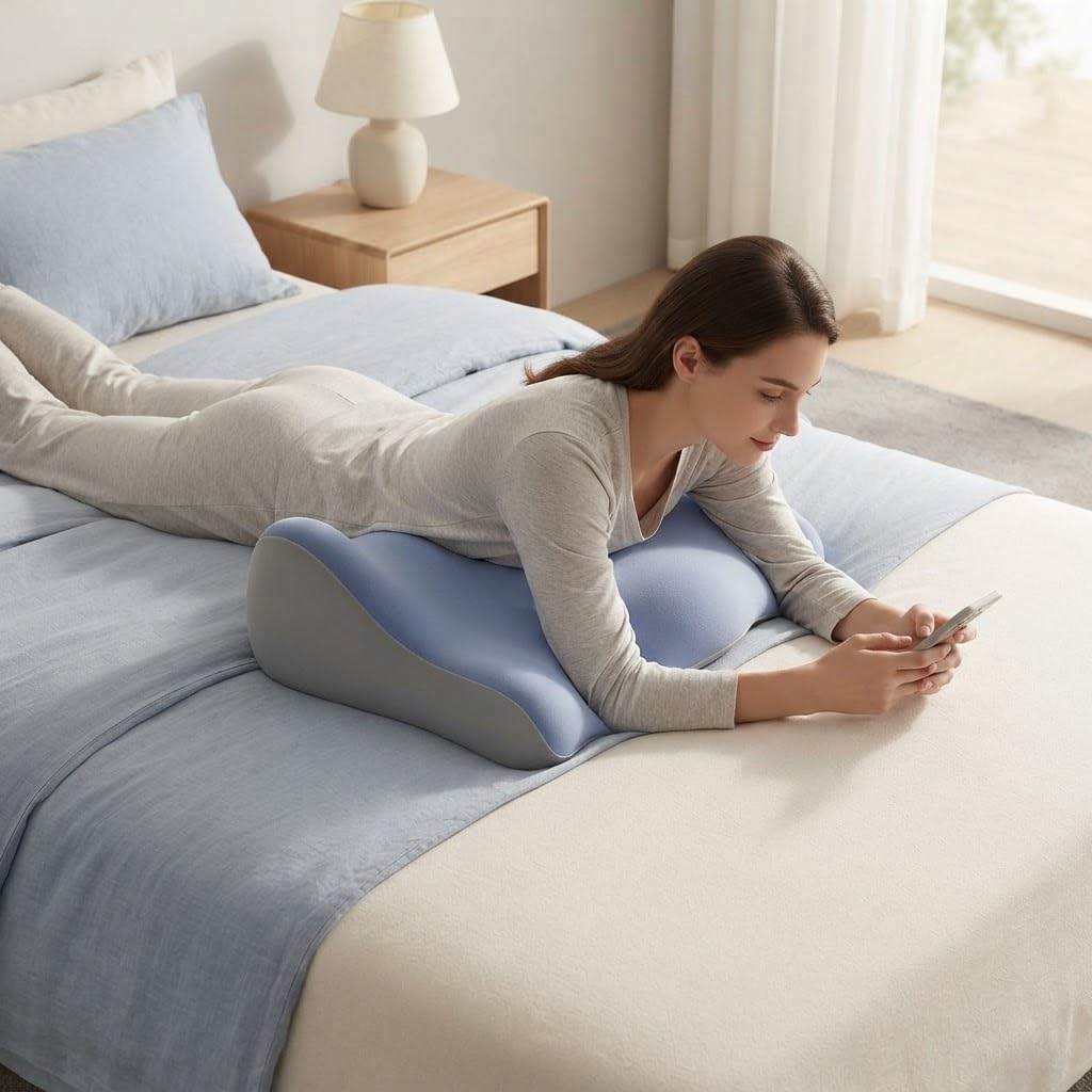 Intimitätskissen 27 Grad, Sexkissen für Paare, Formstabiles Memory Foam Sex Pillow, Vielseitiges Kissen für Sexstellungen，A