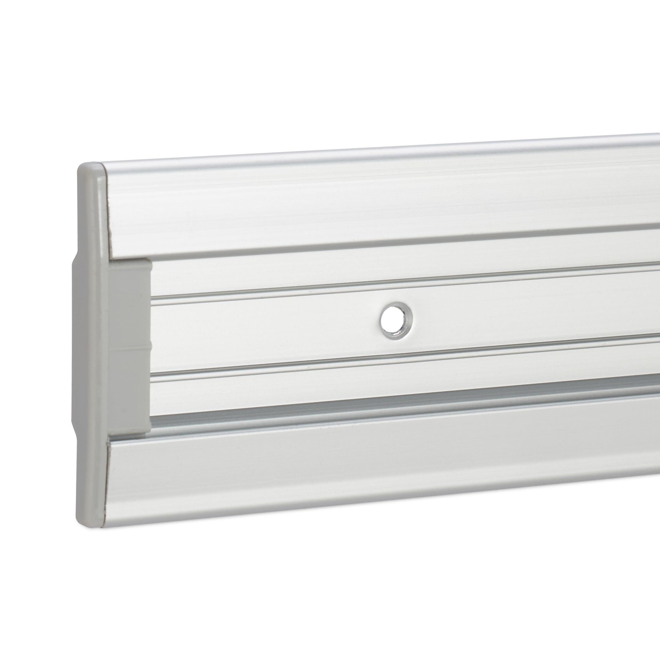 Relaxdays Porte-Outils Mural, Lot de 2, accroche-Balai, Outils de Jardin, Rangement Garage, Pinces, Aluminium, argenté