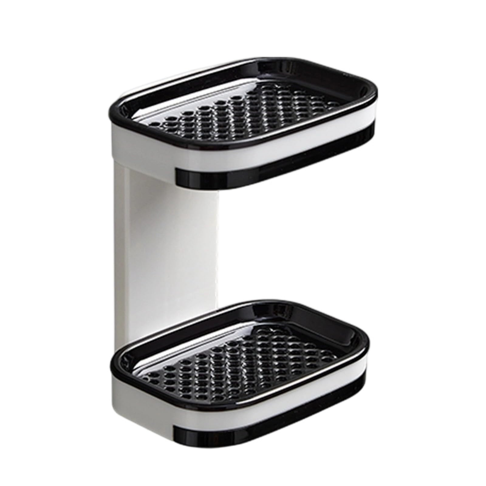 Buxuaaaa Creative Bathroom Soap with Tray Quick Drainage Bathroom Storage Space Saving Soap Holder