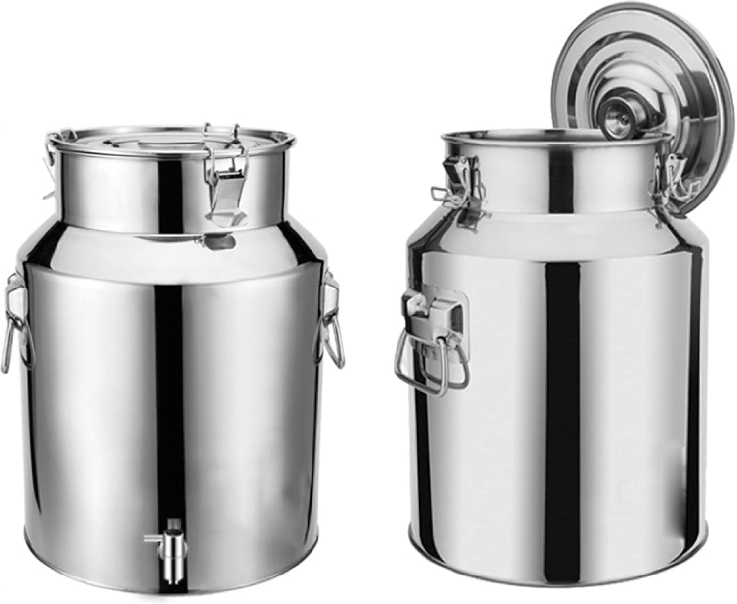 Stainless Steel Milk Transport Cans 5L/9L/14L/18L Wine Pail Bucket