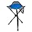 Portal Folding Camping Stool Portable Foldable Tripod Seat for Hiking Hunting Walking Fishing Travel Outdoors with Side Pockets Sturdy Steel Legs Support Up to 225 LBS