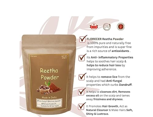 Miniatura 4 de ST Reetha Powder for Hair  Aritha Powder  Organic  Hair Wash -100 Grams