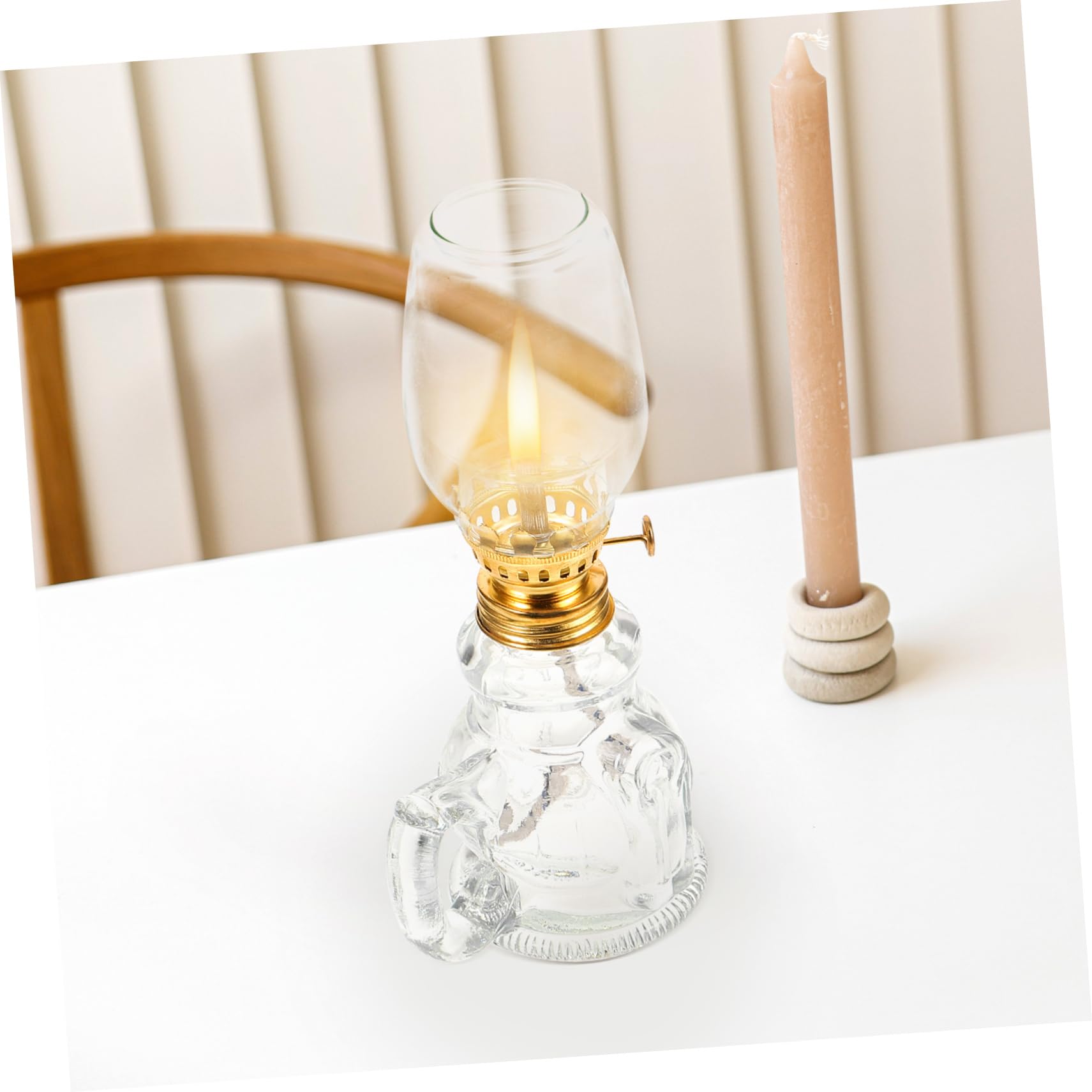 Abat-jour En Verre Pour Lampe à Pétrole Vintage - Transparent, Haute Clarté, Design élégant - Remplacement De Globe