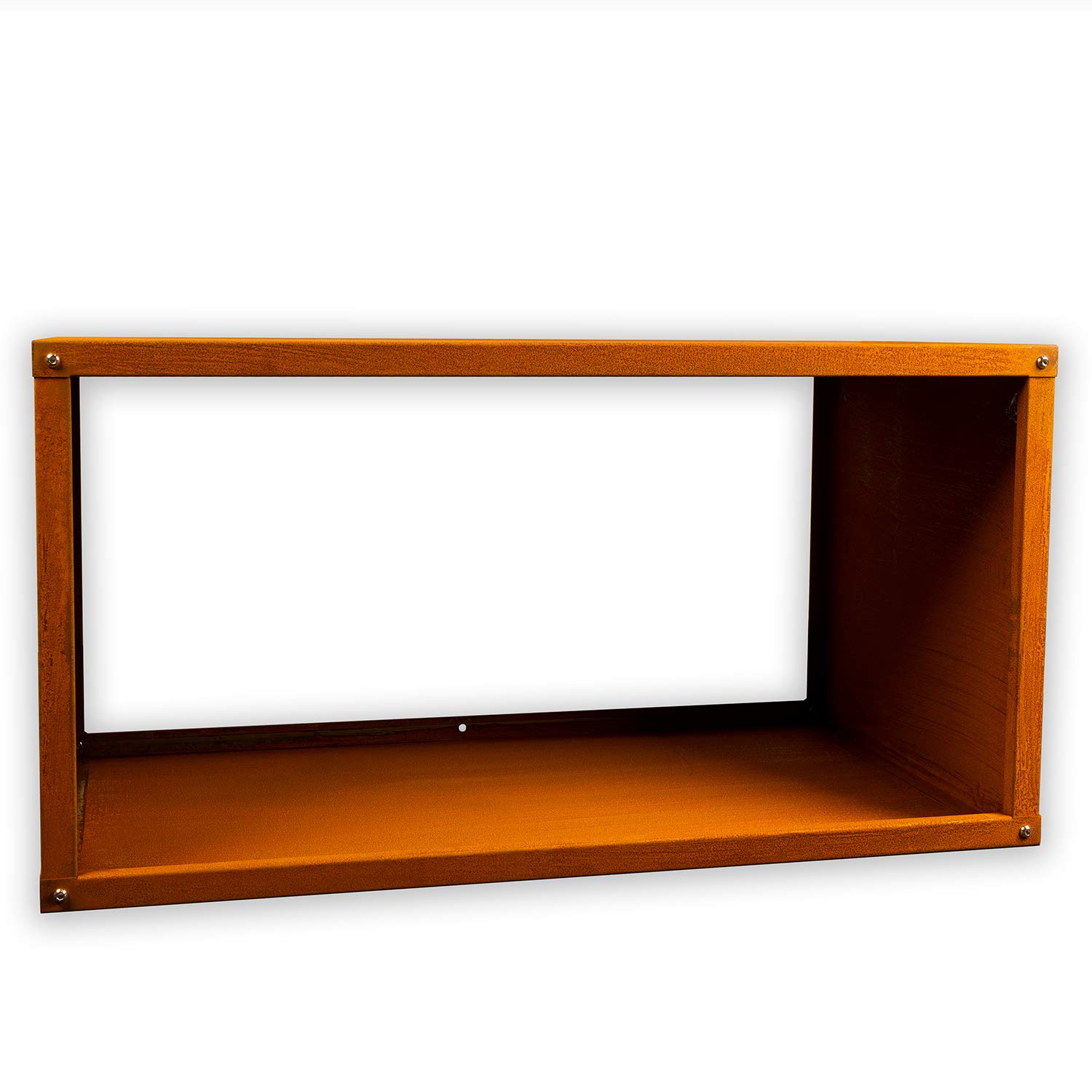 Köhko® Designer Hochbeet Rahmen (Ohne Boden) aus Cortenstahl als Bausatz TROG 100x40x40 cm…