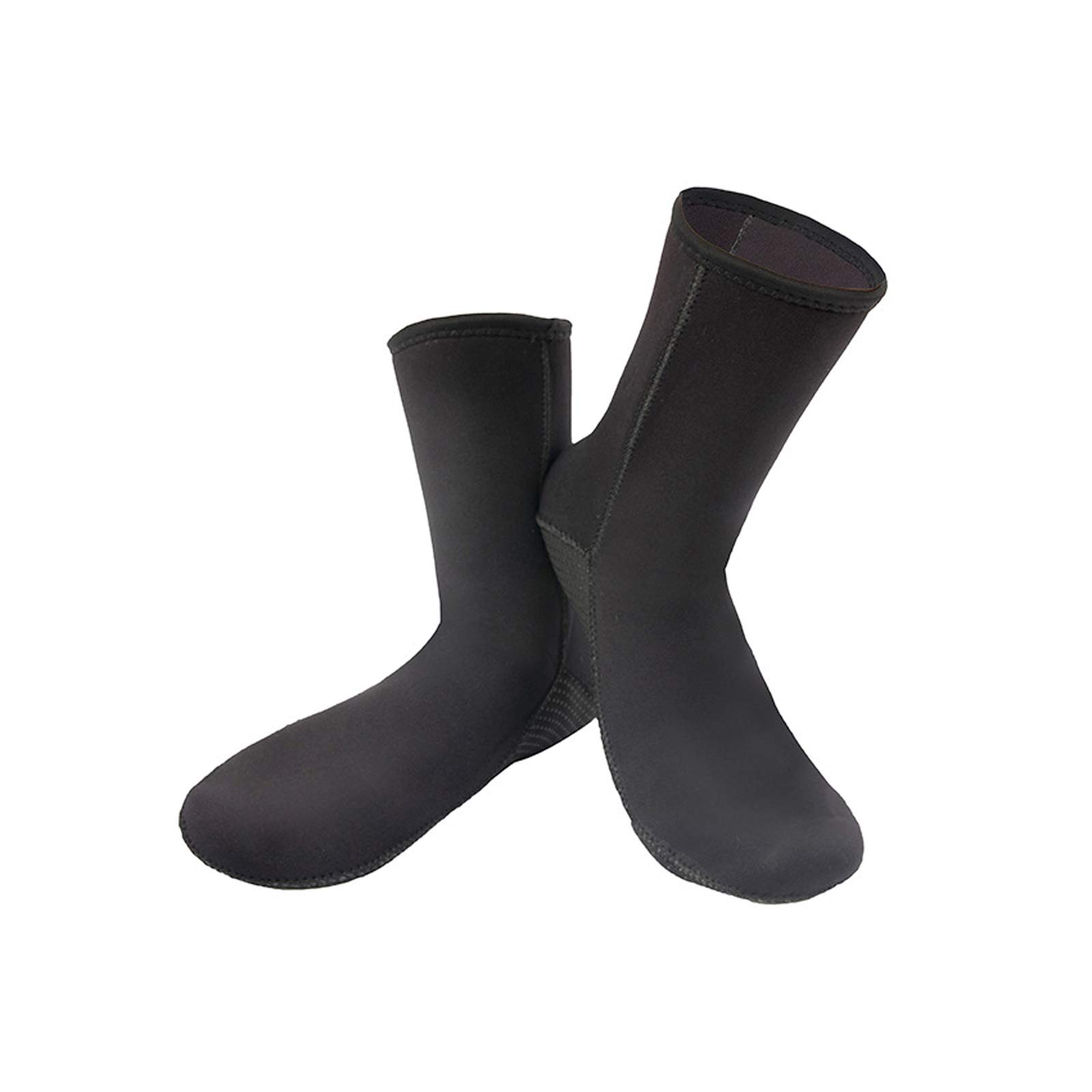 PURFUN 3mm Neoprene Diving Socks Men Women Elastic Anti-Slip Wetsuit Boots Flexible Warm Water Fin Socks Water Shoes for Beach Swimming Snorkeling Canoeing Surfing Paddling Spearfishing Sailing