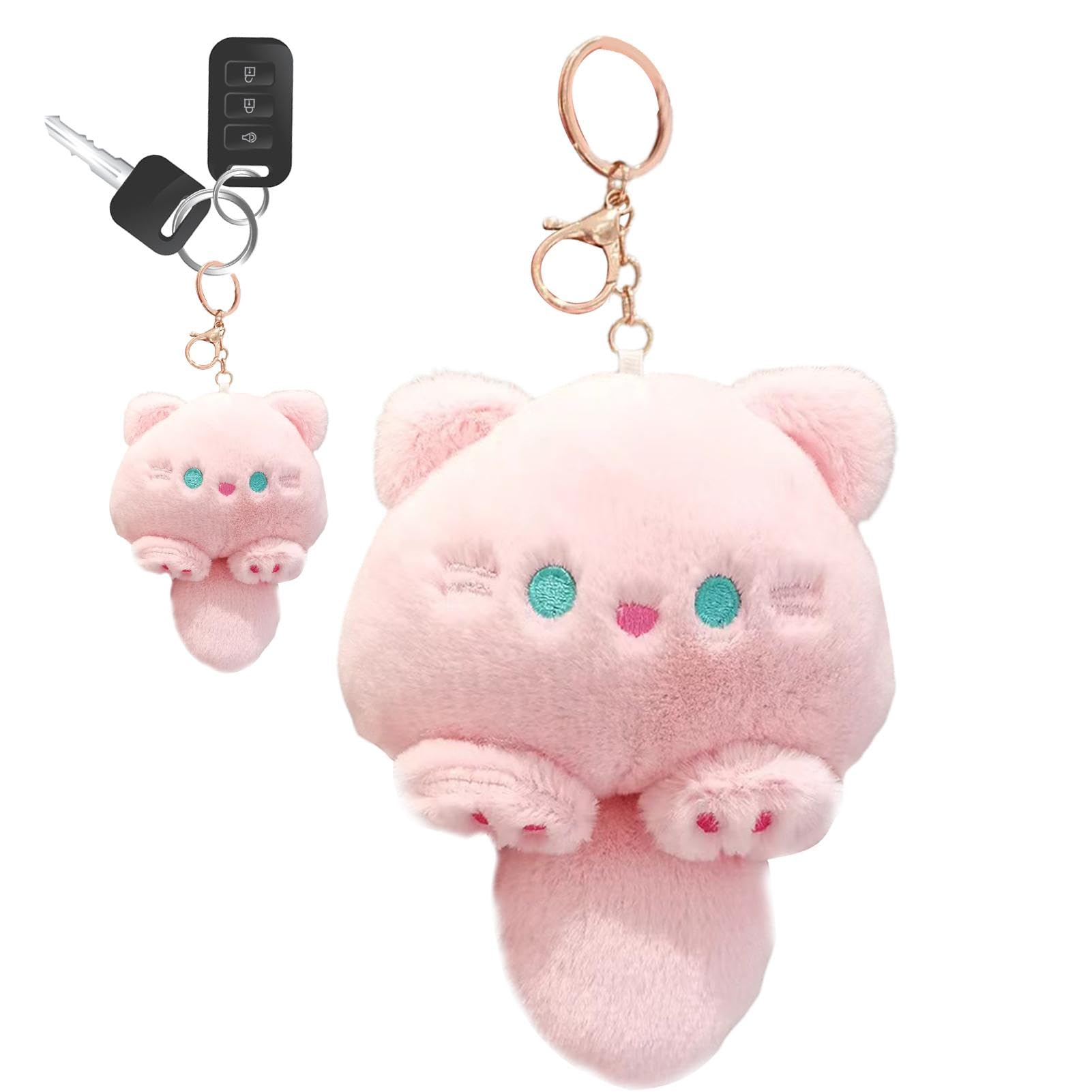 貴重 50体限定 T9G NEKOTARO Plush Toy Charm Amazon.com: ZRxmNoTh Keychain，Pretty Keychain，car Key Chain，Cat