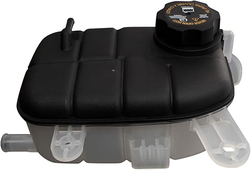 Vista 47 de TRQ Botella de desbordamiento del tanque de expansión del depósito de refrigerante del radiador compatible con Porsche Macan 2015-2018