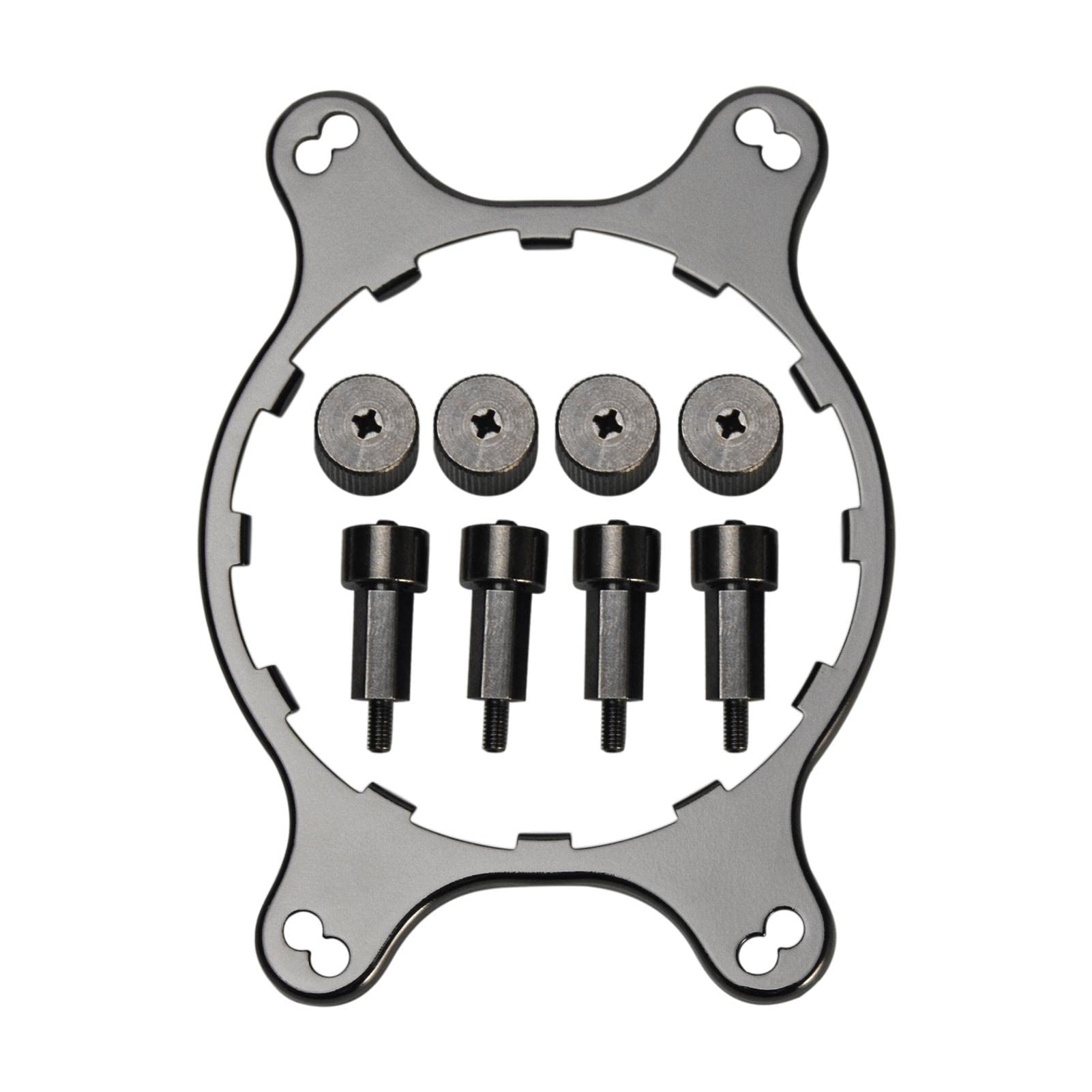 cpu cooler fan bracket heatsink holder am4 mounting bracket kit for corsair hydro series h45 h55 h60 h75 (black)
