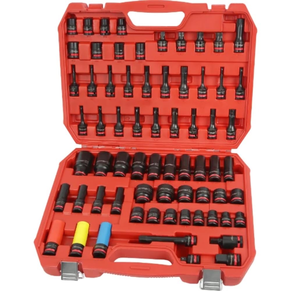 Neilsen CT7266 67pc 1/2" Drive Impact Bit Socket Set CRMO