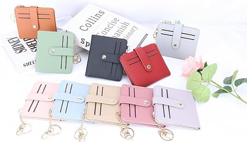 Miniatura 9 de Billeteras Pequeñas para Mujer con Bloqueo RFID de Cuero Porta Tarjetas de Crédito - con Ventana de ID - Carteras para Tarjetas para Mujeres - con