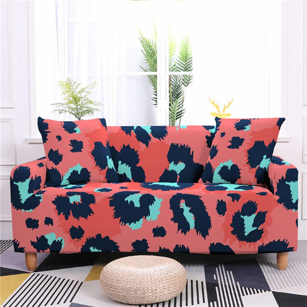 Housses de canapé à motif de tigre léopard imprimé élastique salon 300cm