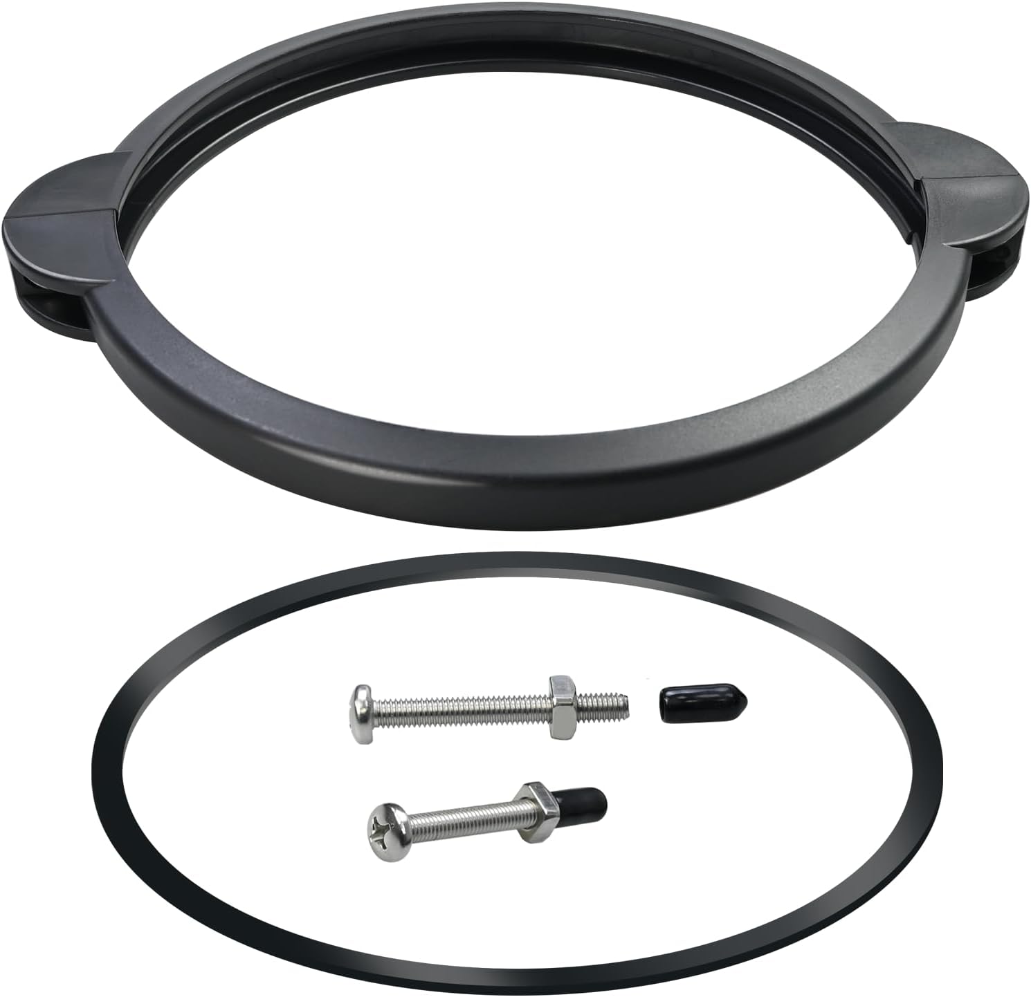 SF90110-1 Clamp Collar Ring Replacement for Intex, Perfectly Fit for Intex 10 Inch Sand Filter Pump + O-Ring，The inner diameter is 10.82 inches